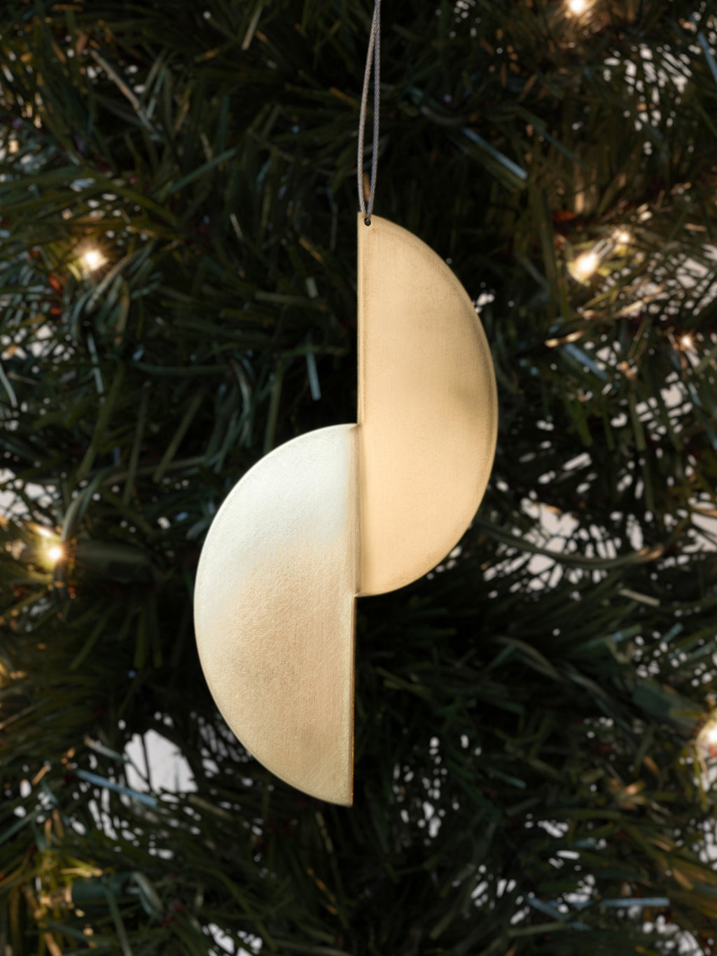 Brass top christmas ornaments