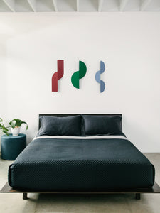 Two Fold Wall Hanging — Kelly Green