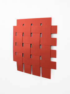 Weave Wall Sculpture— Cayenne