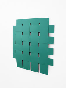Weave Wall Sculpture — Patina Green