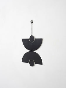 Double Arc Wall Hanging — Black Patina