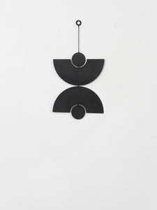 Double Arc Wall Hanging — Black Patina