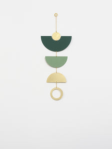 Frond Wall Hanging — Green / Brass