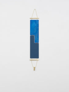 Inverse Wall Hanging —  Blue Patina / Brass