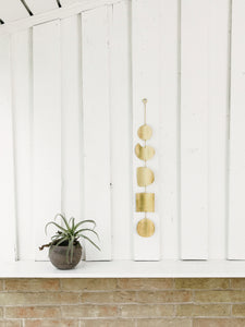 Mineral Wall Hanging — Brass