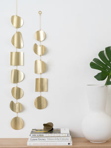 Mineral Wall Hanging — Brass