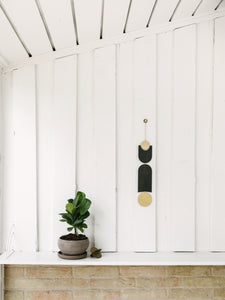 Reflect Wall Hanging — Black Patina / Brass