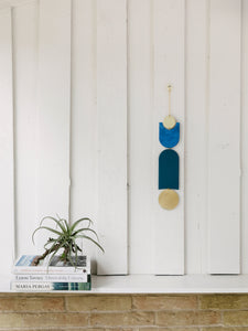 Reflect Wall Hanging — Blue Patina / Brass