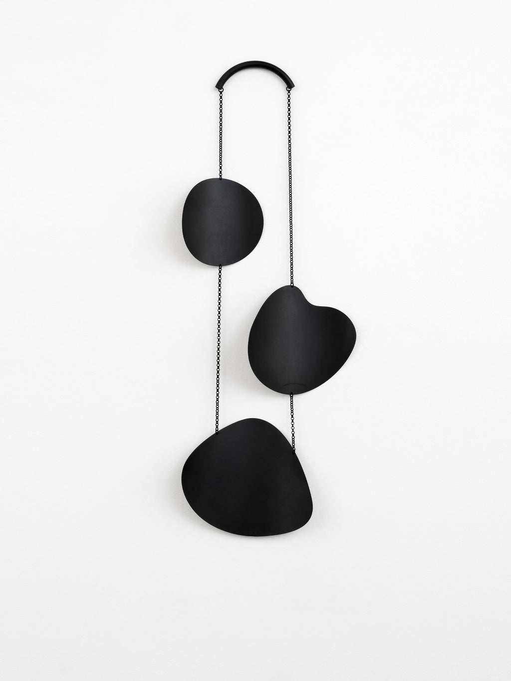 Circle & Line | Rill Wall Hanging — Black Patina