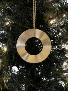 Ripple Ornament — Brass