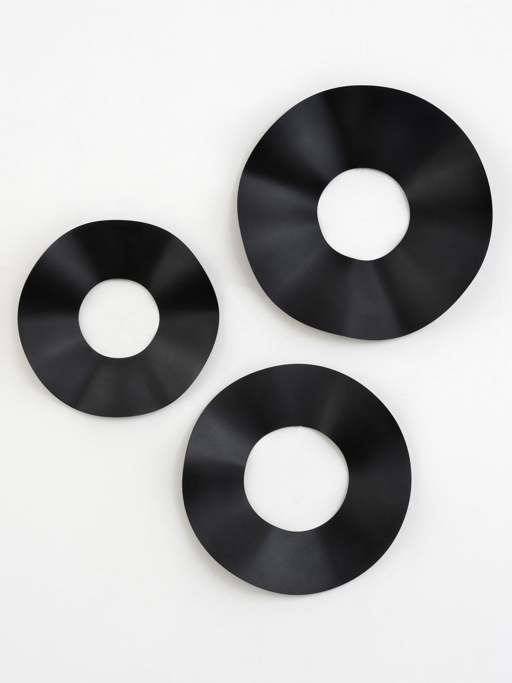 Circle & Line | Ripple Wall Hangings — Black Patina