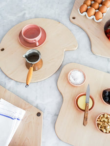 Spiral Serving Board — Maple