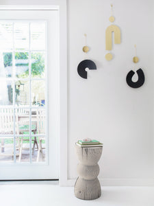 Turn Wall Hanging  — Brass